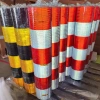 Black, yellow, red and white twill EGP super engineering grade reflective film, high-speed national road sign microprism PET reflective adhesive Specification image